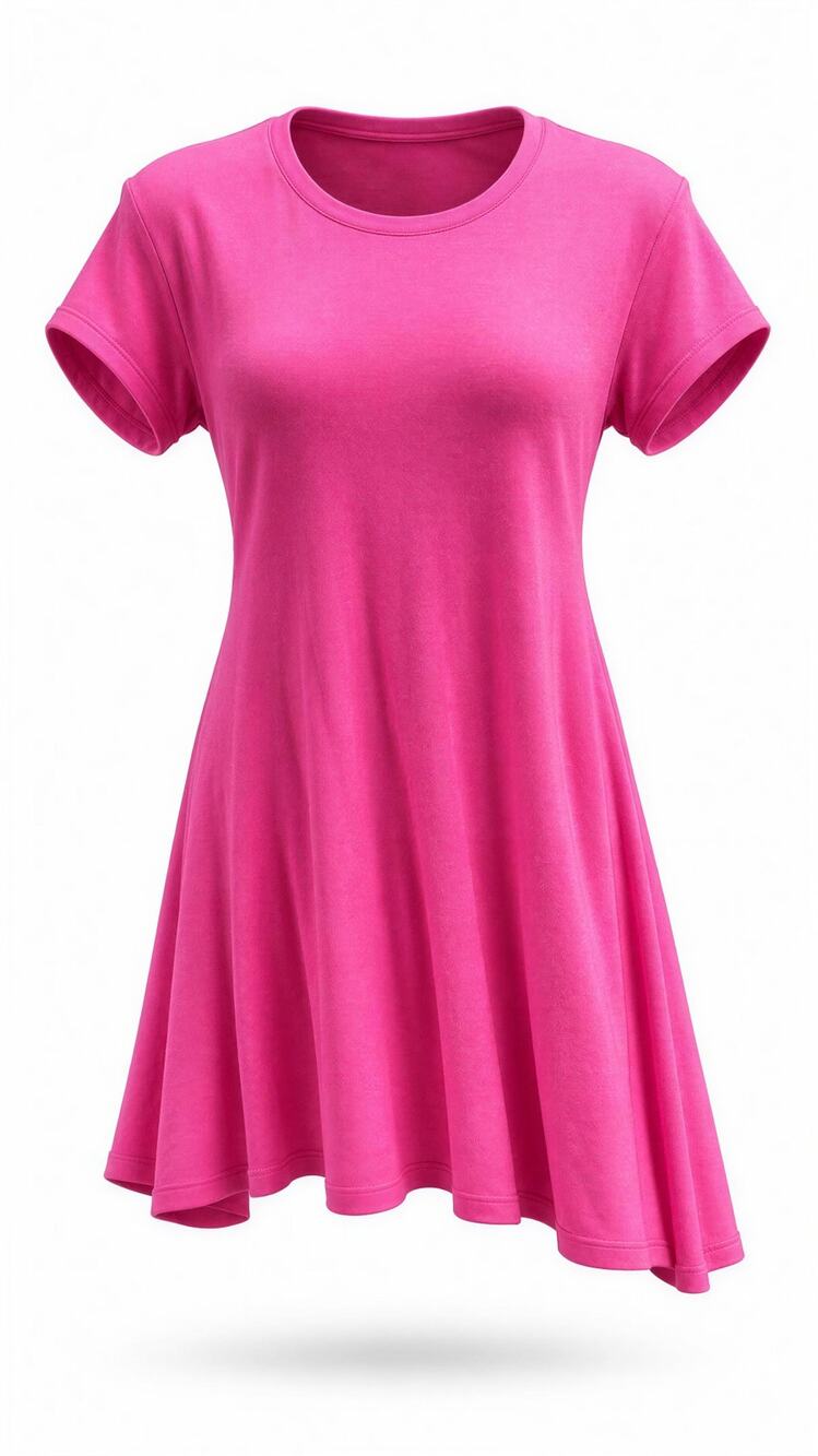 Simply Southern Dress Womens Size S Pink T-Shirt Knee Length